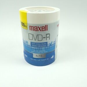 Maxell DVD-R 4.7GB 16x 100 Pack Spindle Brand New + Factory Sealed